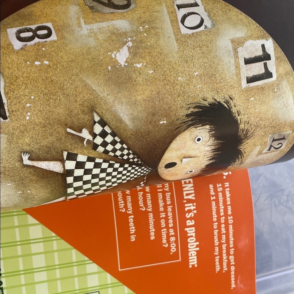 Scholastic Math Curse Book with Orange and Yellow hard Cover - Picture 6 of 6